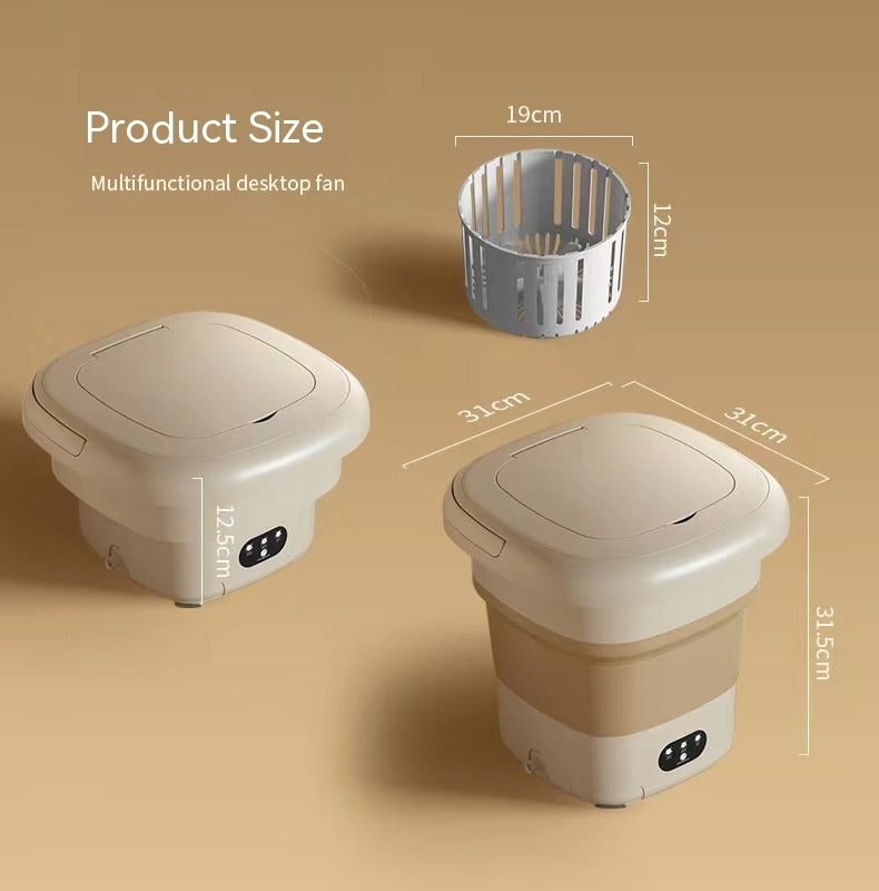 Mini Folding Washing Machine Small Household Automatic Washing Machine