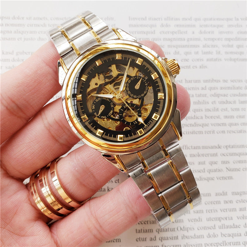 Leisure man belt mechanical watch