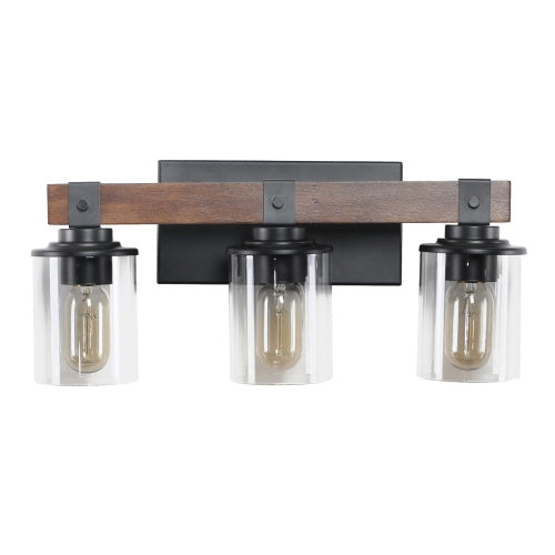 3 Lamps Farmhouse Dresser Lamps Rustic Bathroom Lamps Bathroom Wall Lamps - No Bulbs Unusable Platform - Temu