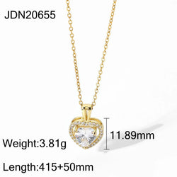 Exquisite Women's Wedding Jewelry Stainless Steel Gold